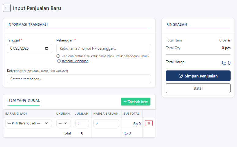 penjualan-input